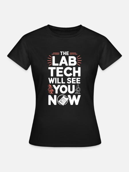 Microscope Enthusiast Lab Technician Science - Frauen T-Shirt - Schwarz