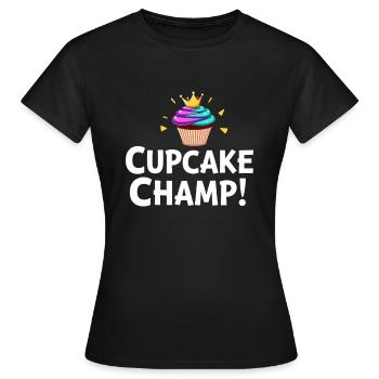 Candidat Junior en Boulangerie Jeune Chef Boulangerie - T-shirt Femme - noir - Devant - AI Model Female 172 dark (172cm)