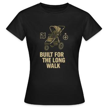 Crèche Papa Paternité Fierté - T-shirt Femme - noir - Devant - AI Model Female 172 dark (172cm)