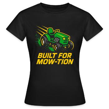 Tondeuse à gazon Tondeuse à gazon Racing Tondeuse à gazon de course - T-shirt Femme - noir - Devant - AI Model Female 172 dark (172cm)