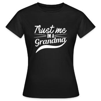 Oma - grand-mère - grand-mère - grands-parents - T-shirt Femme - noir - Devant - AI Model Female 172 dark (172cm)