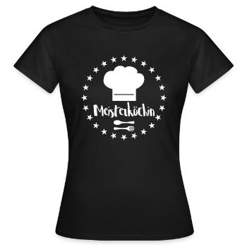 Meisterköchin - Frauen T-Shirt - Schwarz - Vorne - AI Model Female 172 dark (172cm)