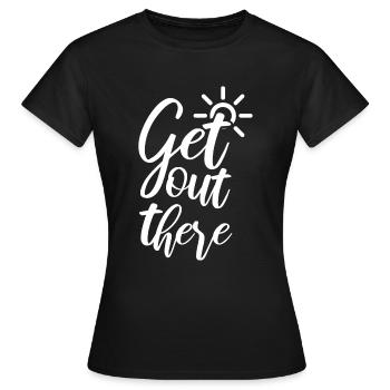 Travel - Frauen T-Shirt - Schwarz - Vorne - AI Model Female 172 dark (172cm)