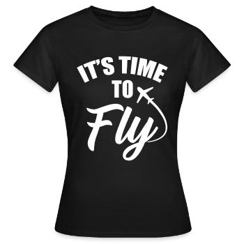Travel - Frauen T-Shirt - Schwarz - Vorne - AI Model Female 172 dark (172cm)