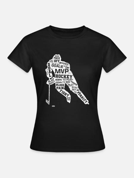 hockey - T-shirt Femme - noir