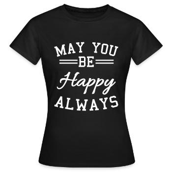 Motivation - Women's T-Shirt - black - Front - AI Model Female 172 dark (172cm)