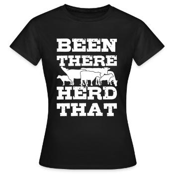 Farmer Farmer Farmer - Women's T-Shirt - black - Front - AI Model Female 172 dark (172cm)