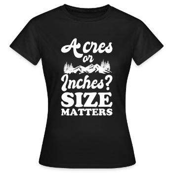 Farmer Farmer Farmer - Women's T-Shirt - black - Front - AI Model Female 172 dark (172cm)