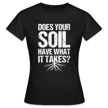 Farmer Farmer Farmer - Women's T-Shirt - black - Front - AI Model Female 172 dark (172cm)