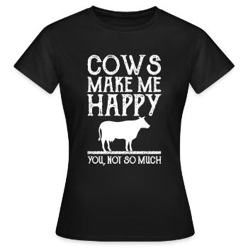 Farmer Farmer Farmer - Women's T-Shirt - black - Front - AI Model Female 172 dark (172cm)