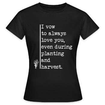 Farmer Farmer Farmer - Women's T-Shirt - black - Front - AI Model Female 172 dark (172cm)