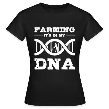 Farmer Farmer Farmer - Women's T-Shirt - black - Front - AI Model Female 172 dark (172cm)