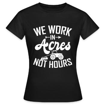 Farmer Farmer Farmer - Women's T-Shirt - black - Front - AI Model Female 172 dark (172cm)