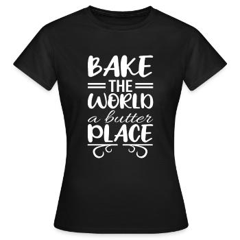 Cupcake Konditorei - Frauen T-Shirt - Schwarz - Vorne - AI Model Female 172 dark (172cm)