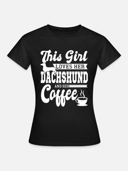 Dackel - Frauen T-Shirt - Schwarz