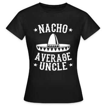 uncle - Women's T-Shirt - black - Front - AI Model Female 172 dark (172cm)