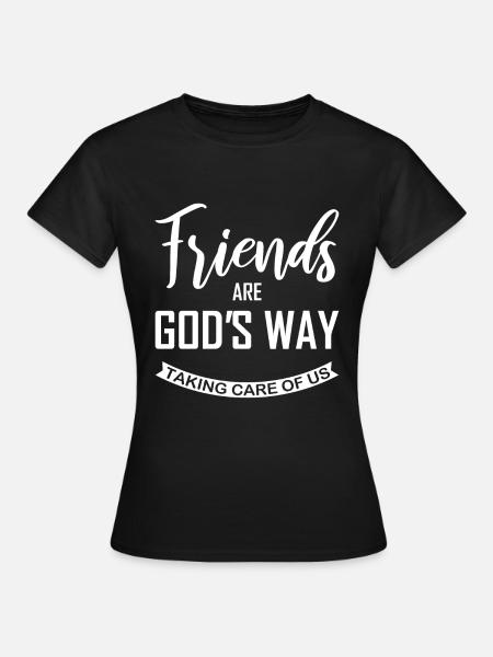 amitié - T-shirt Femme - noir