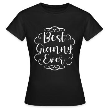 Granny - Women's T-Shirt - black - Front - AI Model Female 172 dark (172cm)
