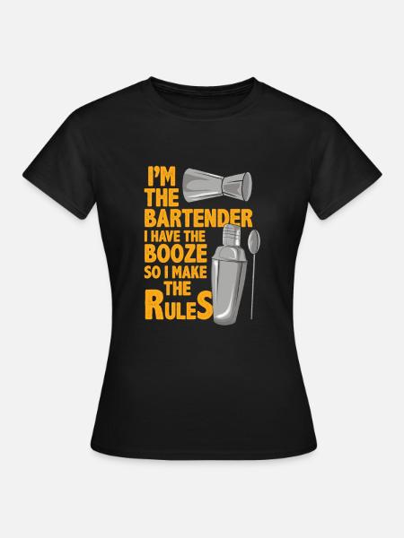 Barkeeper - Frauen T-Shirt - Schwarz