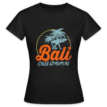 Bali - Frauen T-Shirt - Schwarz - Vorne - AI Model Female 172 dark (172cm)