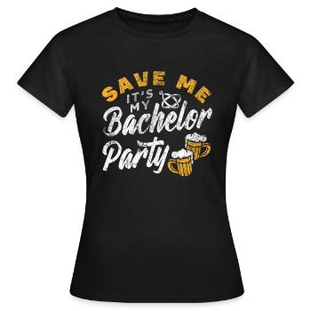 Bachelor Party JGA Party Men - Women's T-Shirt - black - Front - AI Model Female 172 dark (172cm)