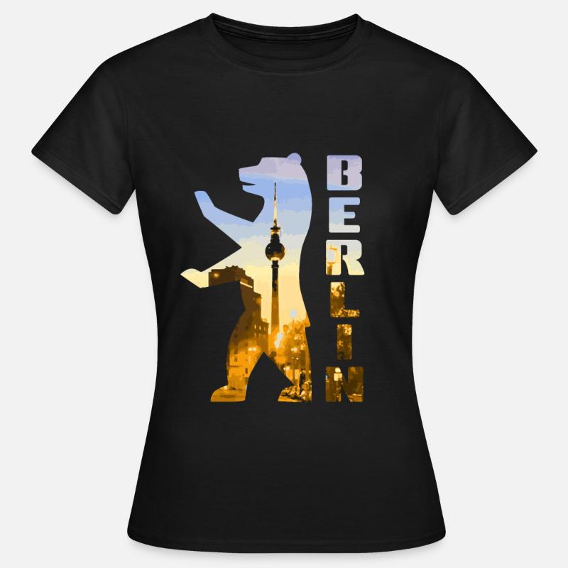 Orso di Berlino - Maglietta da donna - nero