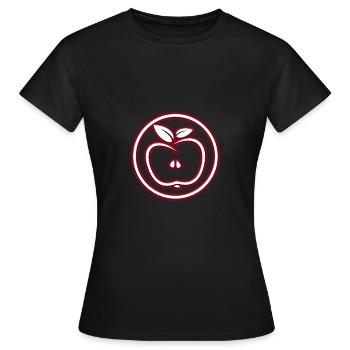 Pomme - pomme - T-shirt Femme - noir - Devant - AI Model Female 172 dark (172cm)