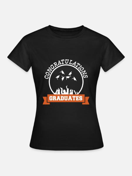 Graduates - Absolventen - Frauen T-Shirt - Schwarz