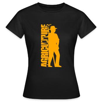 Agriculture - Agriculture - T-shirt Femme - noir - Devant - AI Model Female 172 dark (172cm)