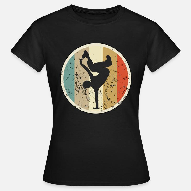 Breakdance Breakdancing Breakdancer - Frauen T-Shirt - Schwarz