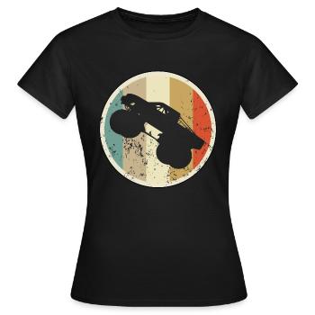 Monstertruck - Frauen T-Shirt - Schwarz - Vorne - AI Model Female 172 dark (172cm)