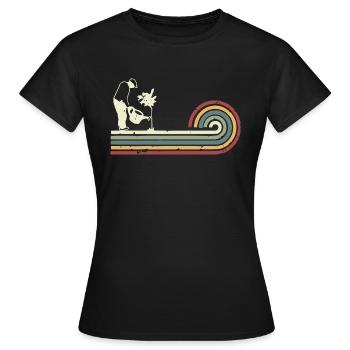 Jardinier rétro - Jardinier - Jardinier - - T-shirt Femme - noir - Devant - AI Model Female 172 dark (172cm)