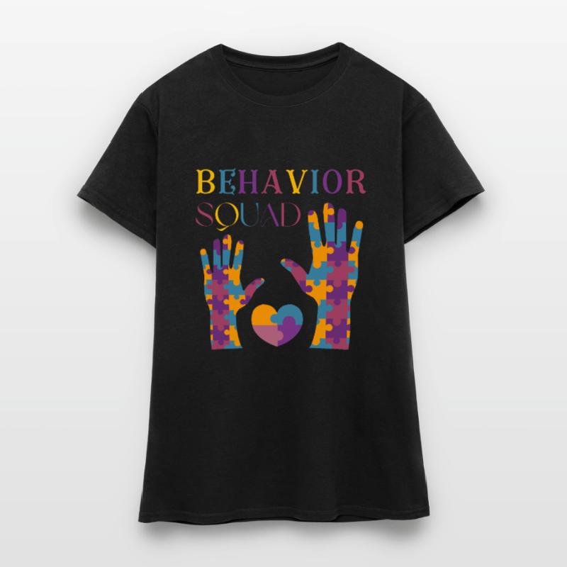 Aba Behavior Squad Applied Behavior Analysis Crew Women's T-Shirt
