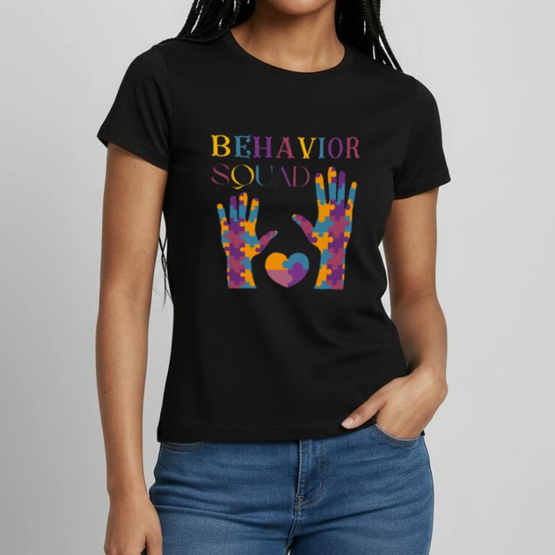 Aba Behavior Squad Applied Behavior Analysis Crew Women's T-Shirt