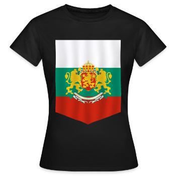 Bulgarie - T-shirt Femme - noir - Devant - AI Model Female 172 dark (172cm)