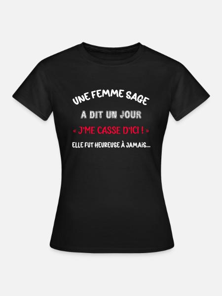 Ruhestand Frau Abreise Kollegin Frau Neues Leben - Frauen T-Shirt - Schwarz