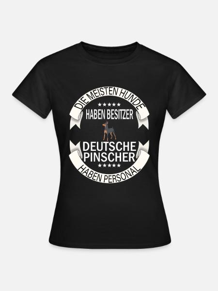 Deutsche Pinscher Hunde Pinschers - Frauen T-Shirt - Schwarz