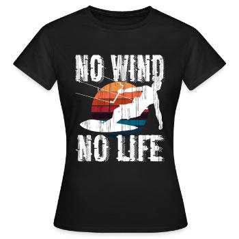 Kitesurf kiteboard kitesurf kiteboard - T-shirt Femme - noir - Devant - AI Model Female 172 dark (172cm)