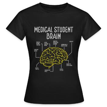 Medical Student Medical School Must Haves Medicals - Women's T-Shirt - black - Front - AI Model Female 172 dark (172cm)
