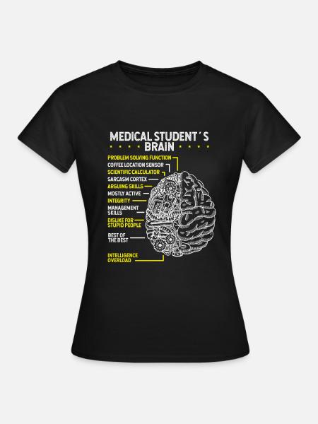 Étudiant en médecine Docteur diplômé de l’école de médecine - T-shirt Femme - noir