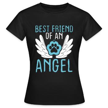 Cat Loss of Pet Friend Cat Grief Remembrance - Women's T-Shirt - black - Front - AI Model Female 172 dark (172cm)