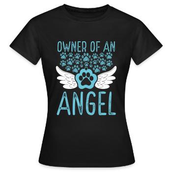 Cat Mom Cat Condolences Remembrance Cat Dad - Women's T-Shirt - black - Front - AI Model Female 172 dark (172cm)