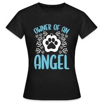Grieving Dog Remembrance Dog Grief Pet Loss of Dog - Women's T-Shirt - black - Front - AI Model Female 172 dark (172cm)