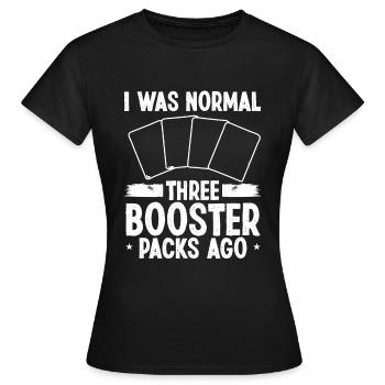 Collection de cartes à collectionner drôle Jeu de cartes à collectionner - T-shirt Femme - noir - Devant - AI Model Female 172 dark (172cm)