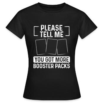 Trading Card Game Trade Trading Cards Collecting - Frauen T-Shirt - Schwarz - Vorne - AI Model Female 172 dark (172cm)