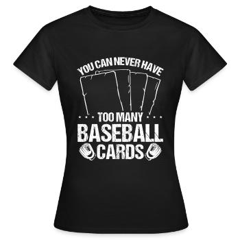 Collection de cartes de sport Collection de cartes de jeu de jeu - T-shirt Femme - noir - Devant - AI Model Female 172 dark (172cm)