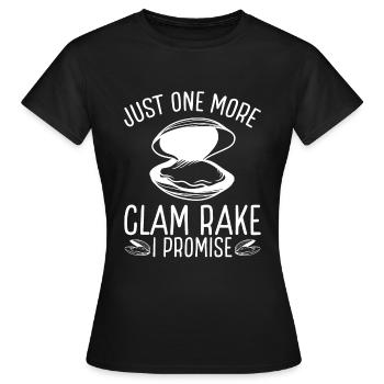 Clam Juste un râteau de plus que je promets Digger - T-shirt Femme - noir - Devant - AI Model Female 172 dark (172cm)