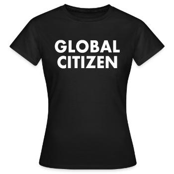 global citizen - Frauen T-Shirt - Schwarz - Vorne - AI Model Female 172 dark (172cm)