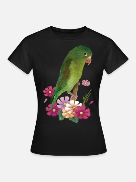 Der gebräunten Sittich - Frauen T-Shirt - Schwarz