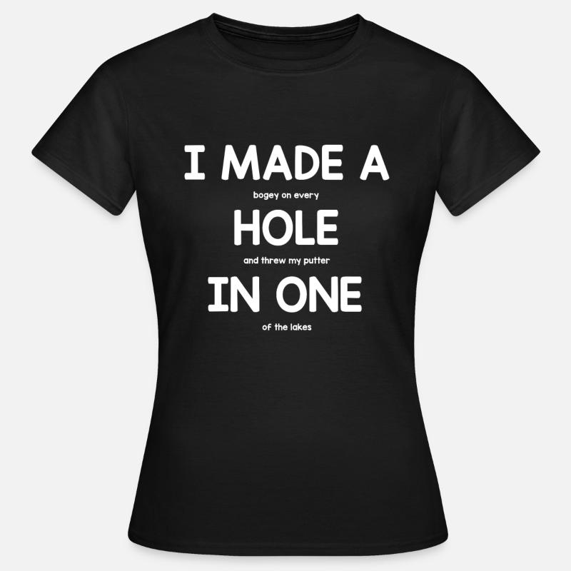 Golfspillere Golf - T-shirt dam - svart